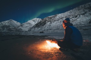 Aurora borealis - der Himmel brennt