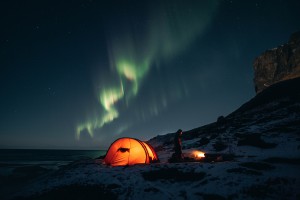 Aurora borealis - der Himmel brennt