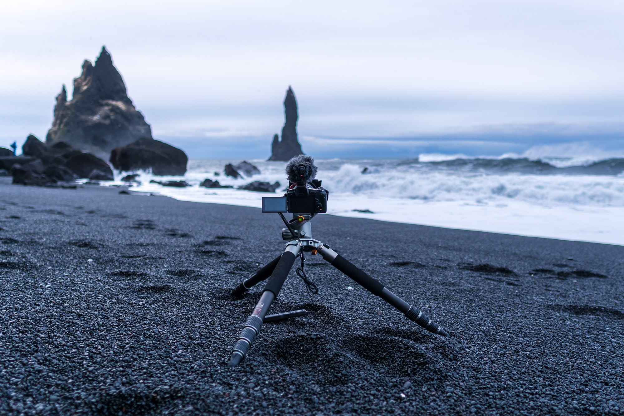 Reynisfjara Den schwarzen Strand von Vik fotografieren © Stephan Wiesner