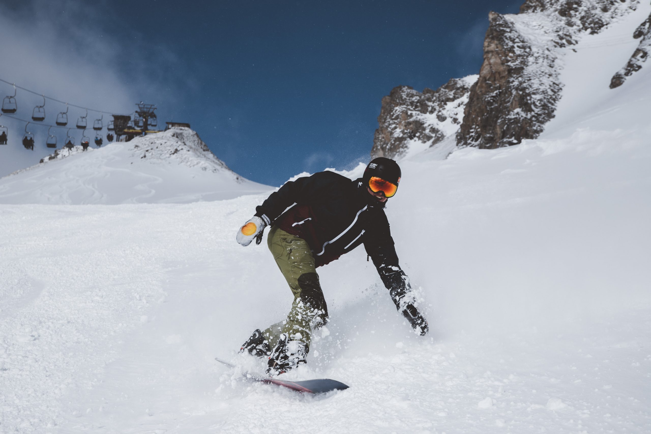 Snowboarden im Gasteiner Tal © Maike Descher