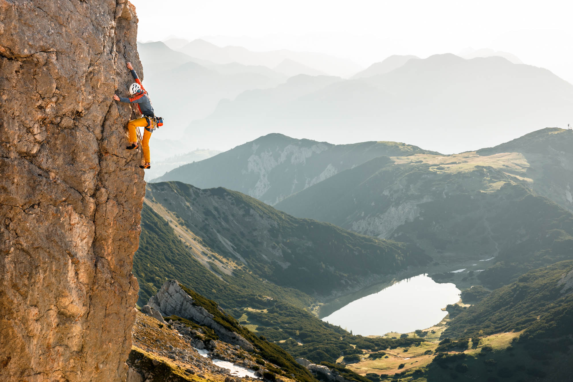Klettershooting in den Tiroler Bergen © Maximilian Draeger