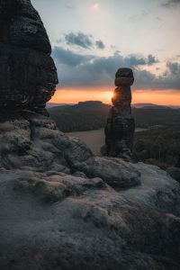 Die einzigartigen Sandsteinformationen des Elbsandsteingebirges © Johannes Hulsch