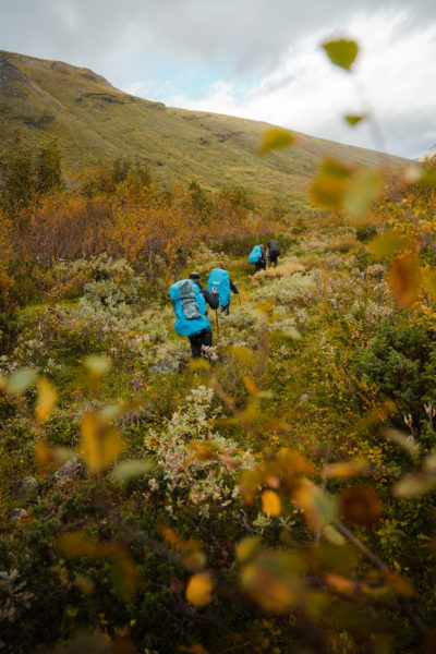 Unterwegs in der Wildnis Lapplands © Sebastian Mittermeier