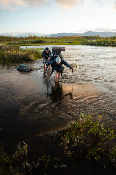 Unterwegs in der Wildnis Lapplands © Sebastian Mittermeier