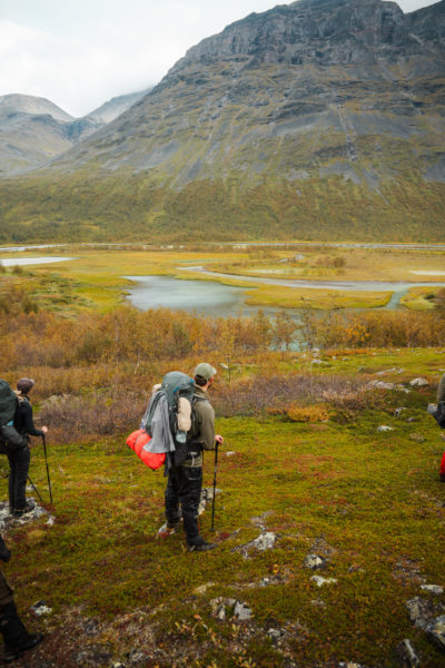 Unterwegs in der Wildnis Lapplands © Sebastian Mittermeier