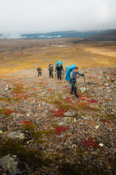 Unterwegs in der Wildnis Lapplands © Sebastian Mittermeier